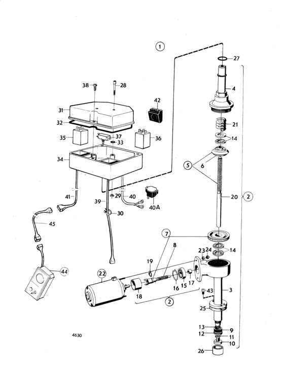 Exploring The Intricate Parts Diagram Of The Volvo Penta Outdrive