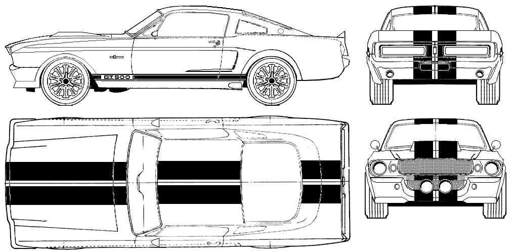 Visualize The Components Of A Ford Mustang Body Parts Diagram