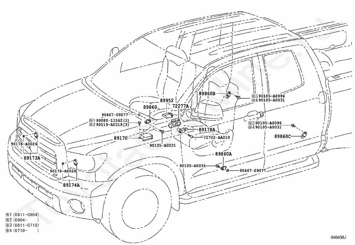 Visual Breakdown Of 2003 Toyota Tundra Parts Illustrated Diagrams