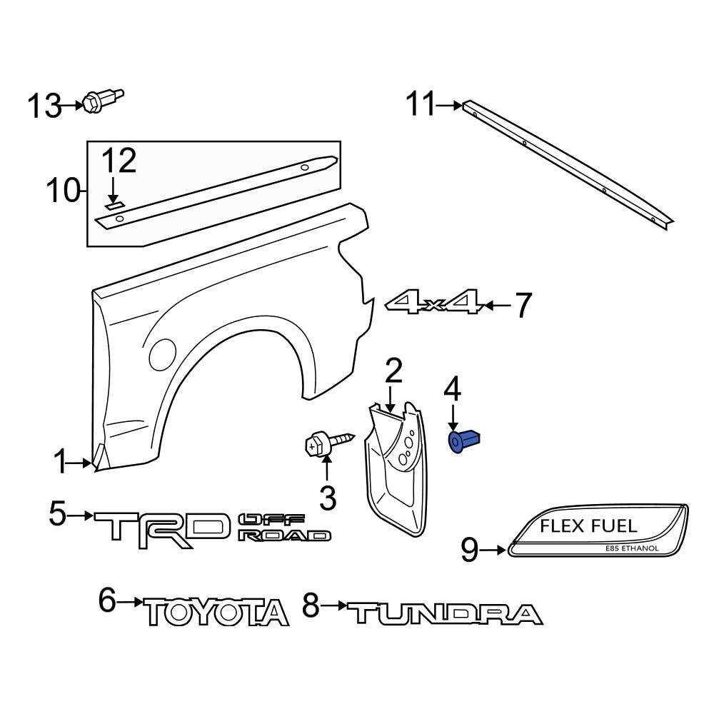 Exploring The Components A Visual Guide To 2012 Toyota Tundra Parts