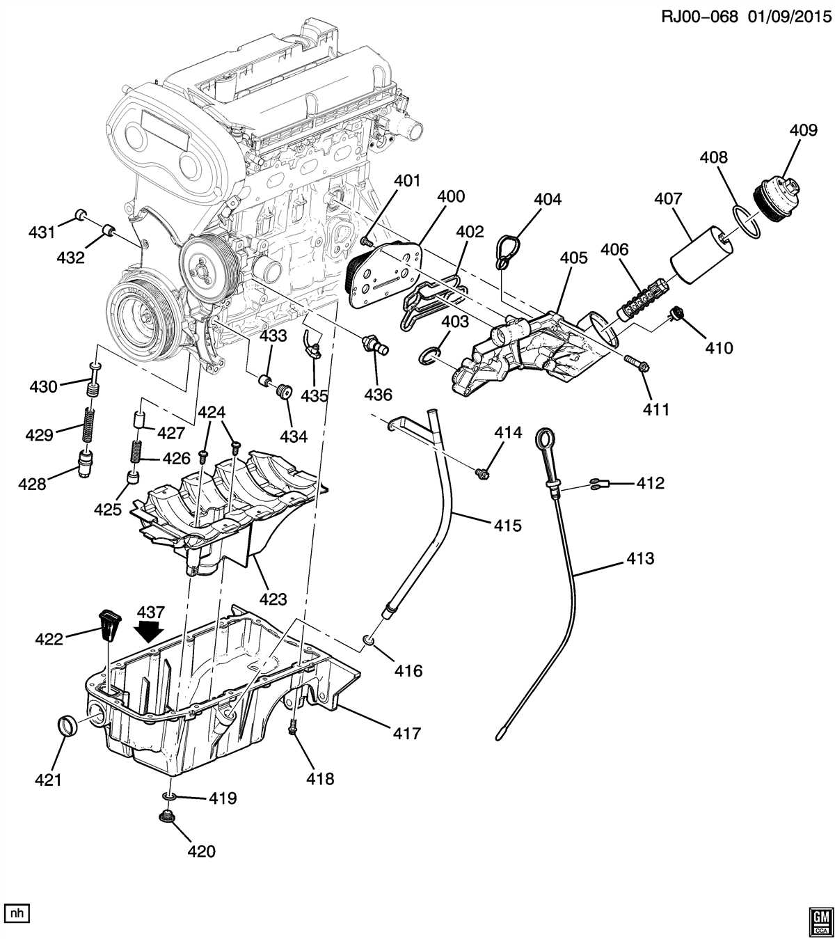 Illustrated Guide To The Internal Components Of A Chevy Cruze Engine