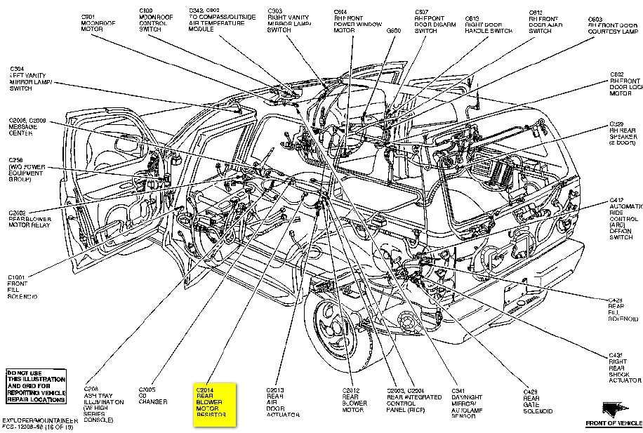 Visualizing The Ford F Body Parts With An Interactive Diagram