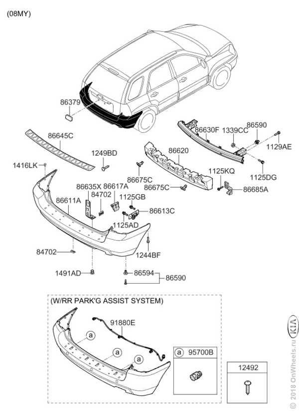 Visualizing The 2018 Kia Sportage Parts A Comprehensive Diagram