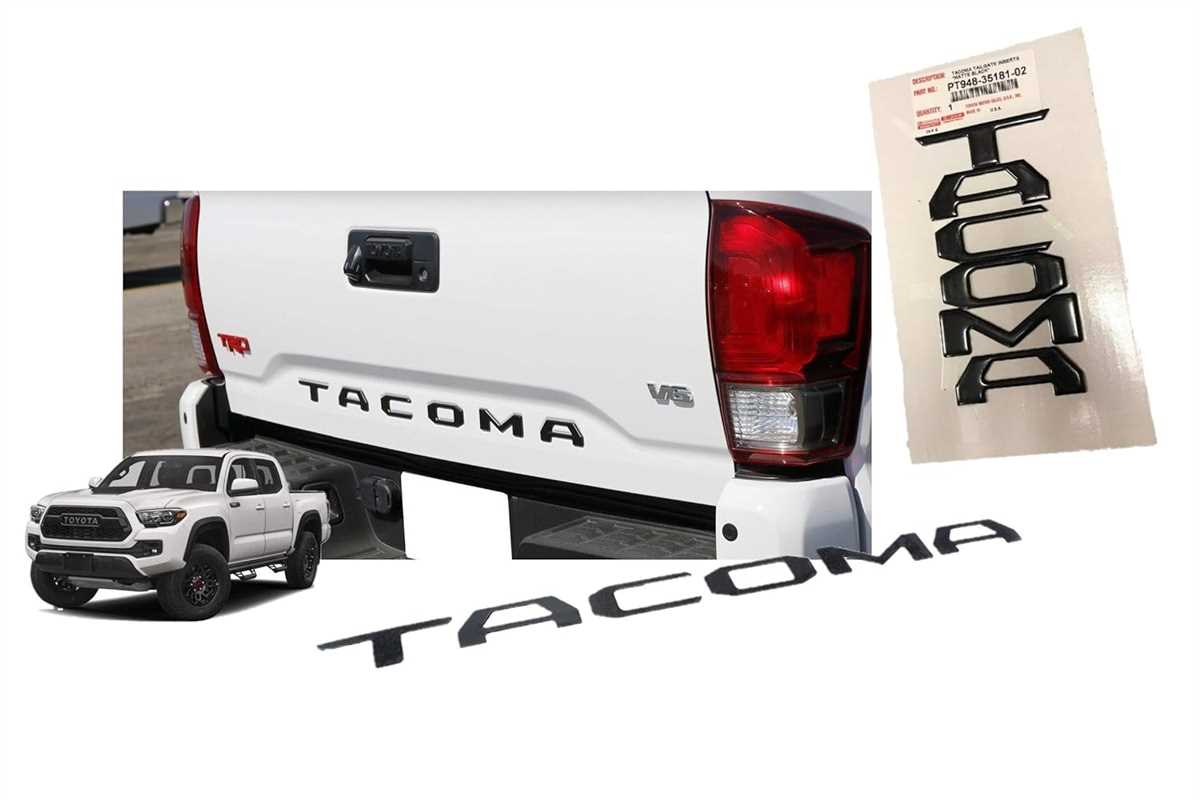 A Visual Breakdown Of Toyota Tacoma Tailgate Components