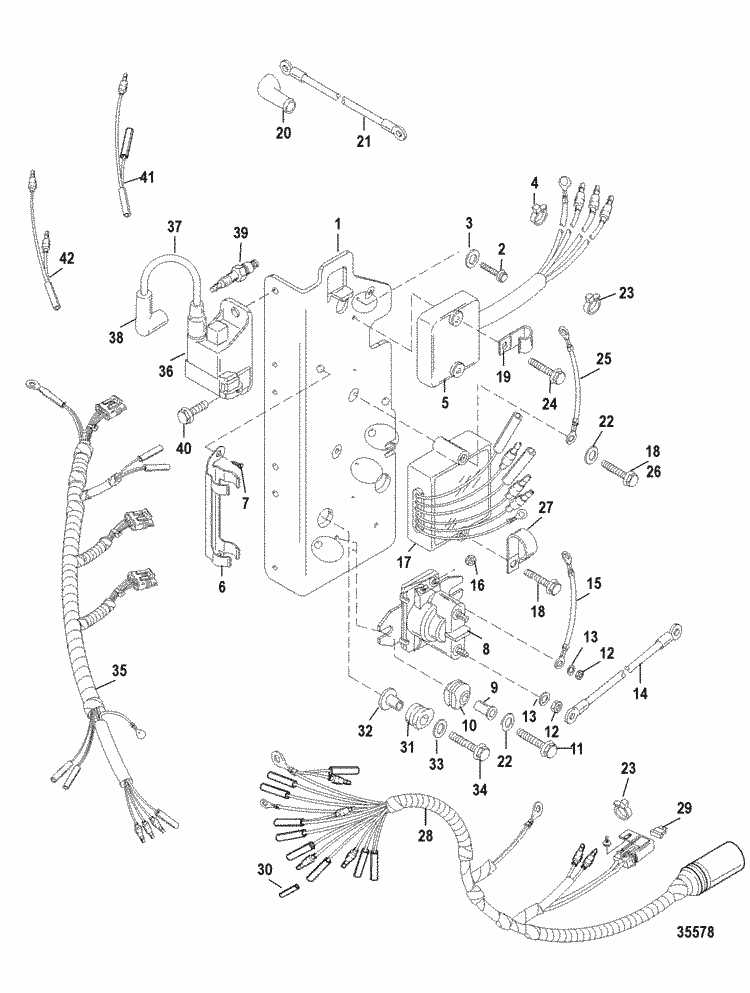 Mercury Hp Stroke Parts Diagram Hp Outboard Boat Water