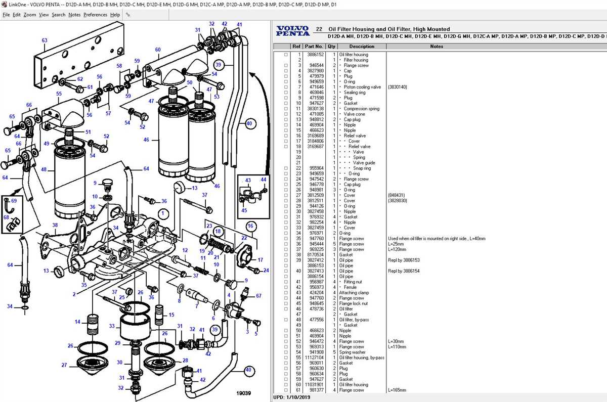 Visualizing Volvo Penta SX A Parts Through Diagrams