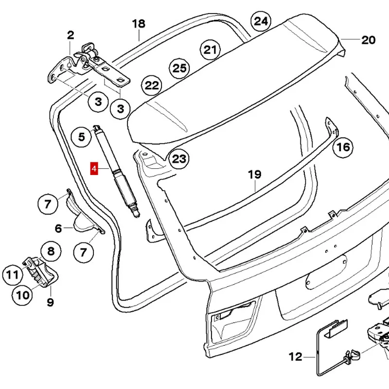 Illustrated Guide To 2001 BMW X5 Parts