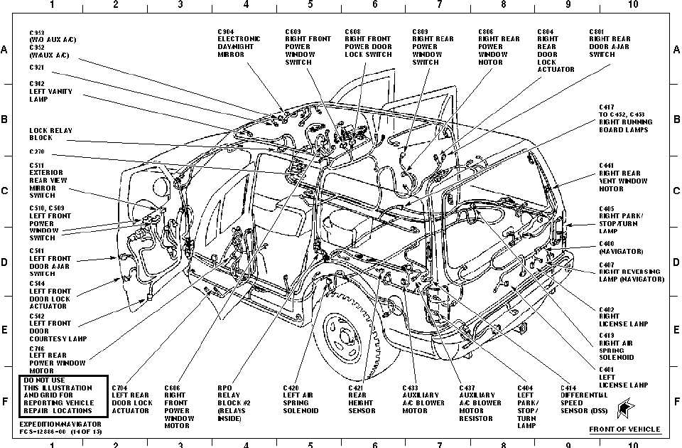 Visualizing The Anatomy Of A 2001 Ford Expedition A Detailed